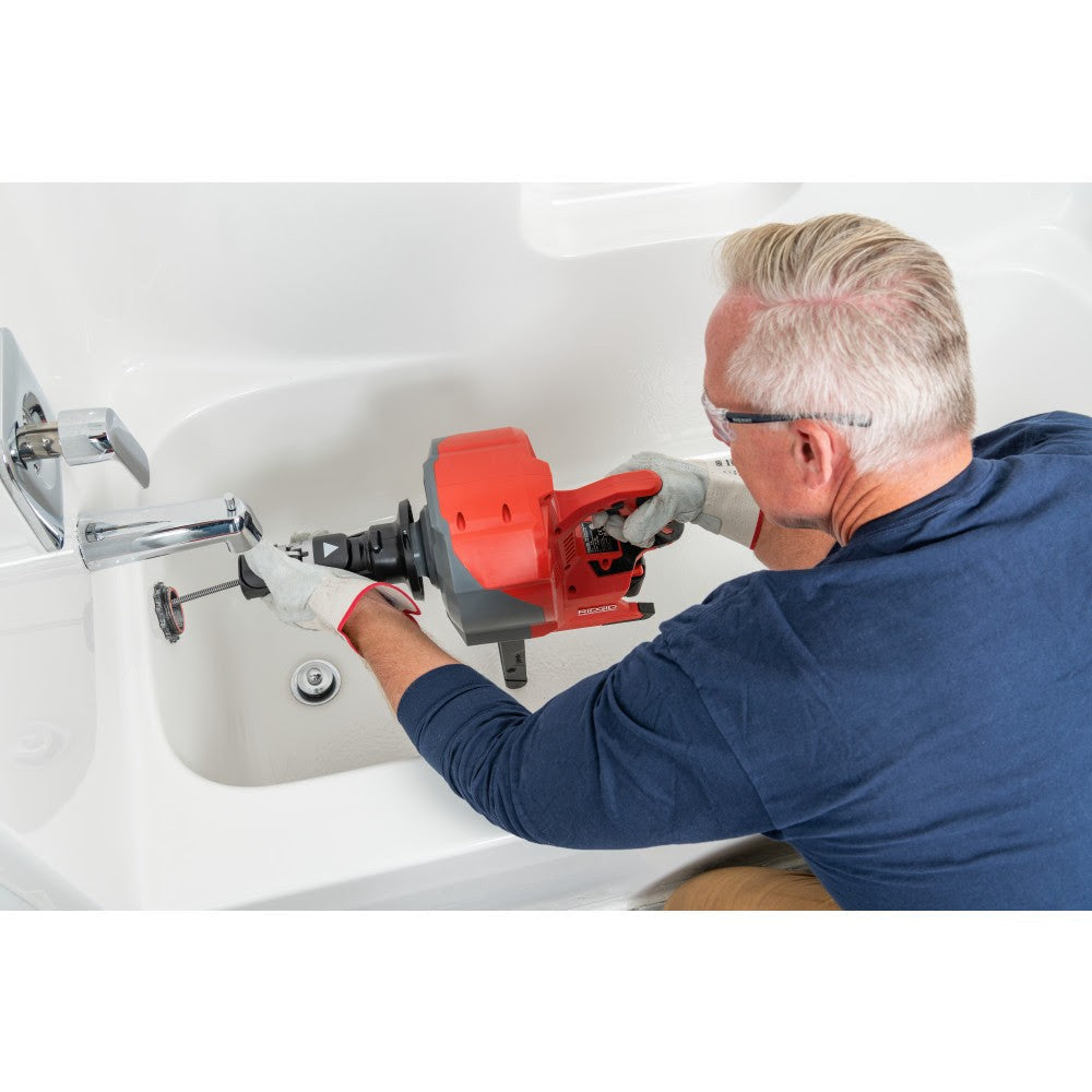 Ridgid 78053 K-46 Cordless SinkSnake with 5/16" x 25' IC Cable, 18V 2.5Ah Battery & Charger