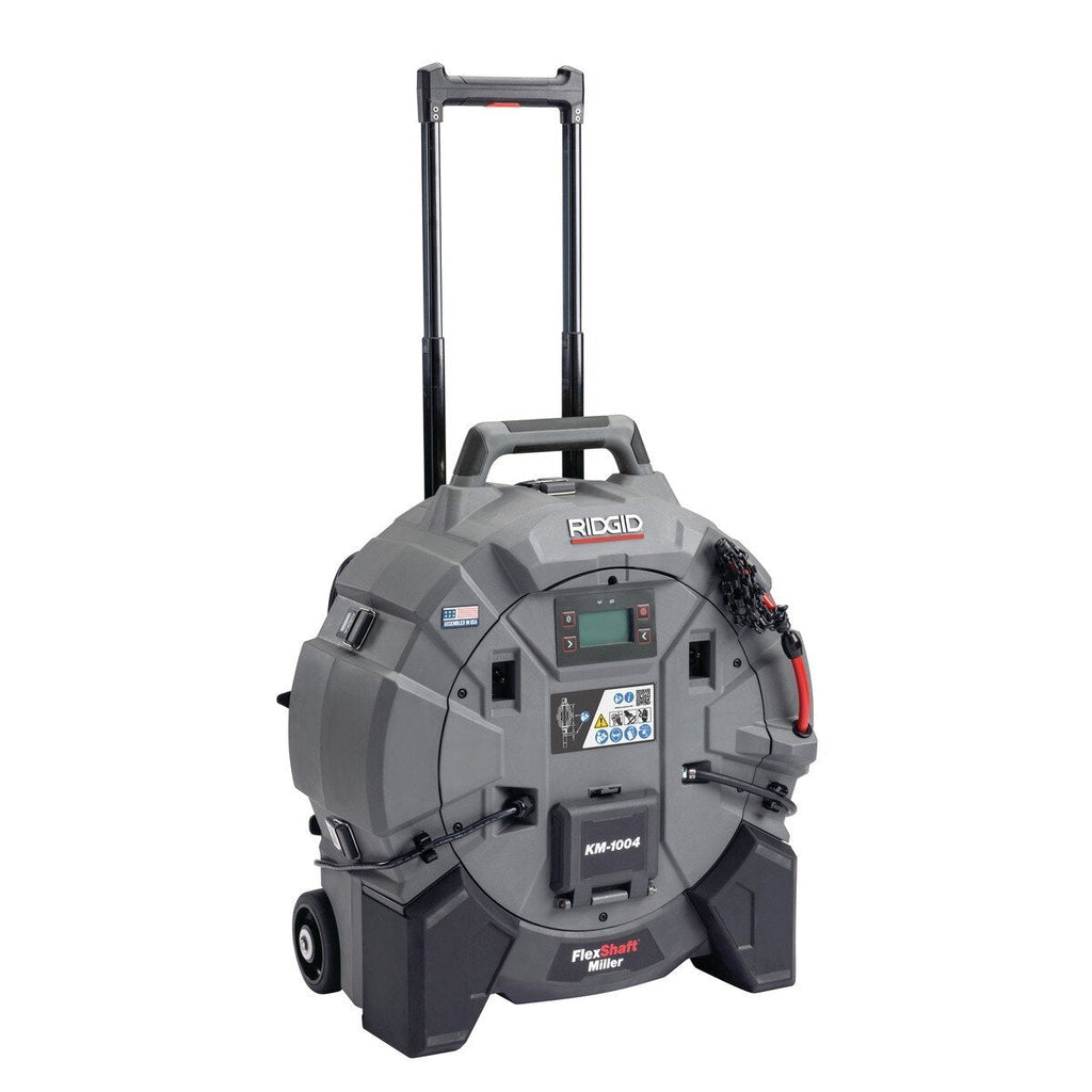 Ridgid 79713 FlexShaft KM-1004 Milling Machine Hybrid Power for 1-1/4" to 4" Pipes Tool Only