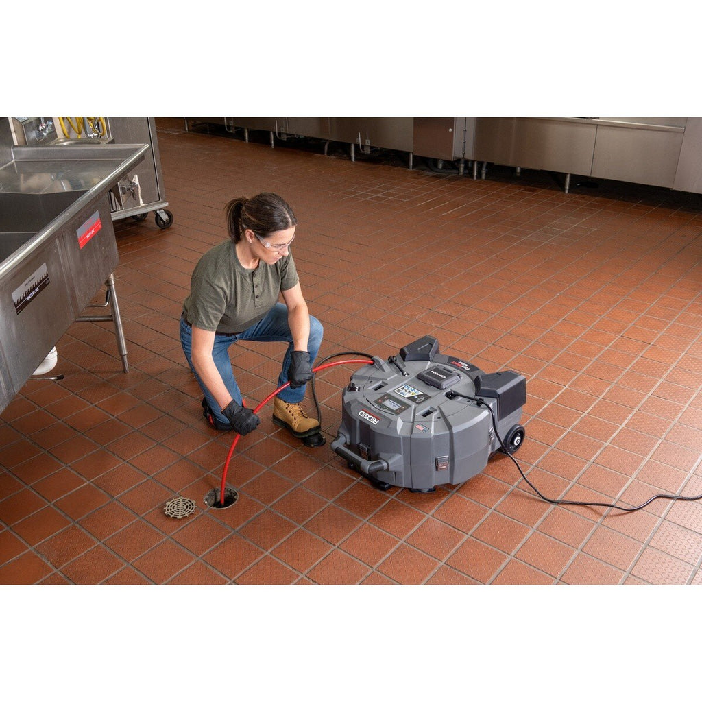 Ridgid 79713 FlexShaft KM-1004 Milling Machine Hybrid Power for 1-1/4" to 4" Pipes Tool Only