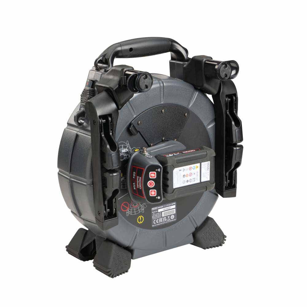 Ridgid 80653 SeeSnake mircroDRAIN APX & CSx Via System with TruSense - 1 Battery and 1 Charger Included