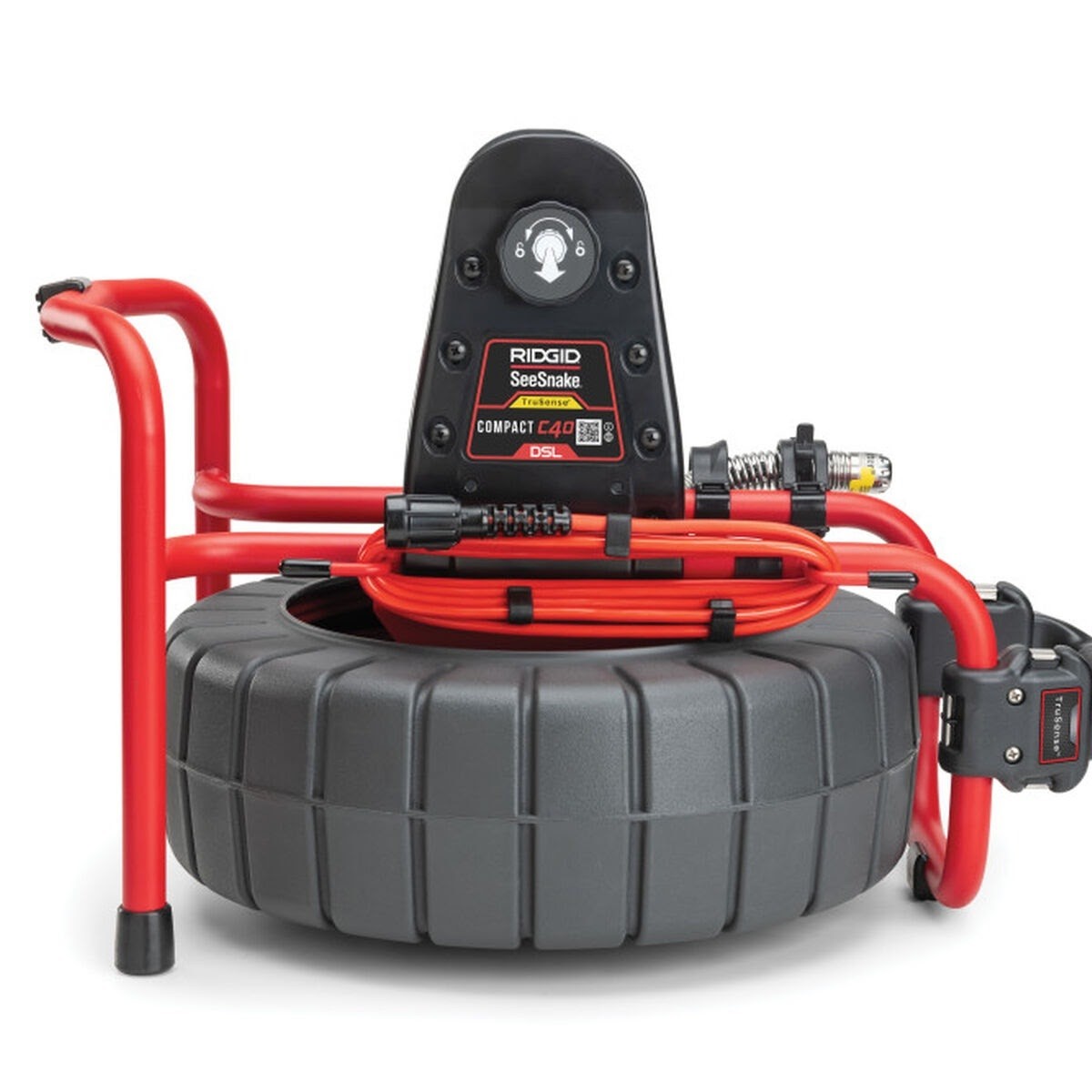 Ridgid 82143 SeeSnake Compact C40 DSL Camera Reel with TruSense Digital Self-Leveling