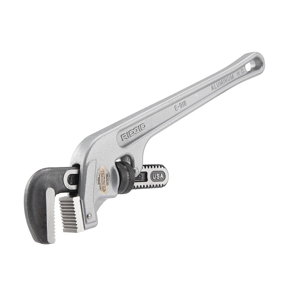 RIDGID 90122 18" Aluminum End Pipe Wrench - Model E-918